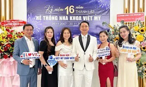 Hệ thống Nha khoa Việt Mỹ mừng kỷ niệm 16 năm thành lập 20/11/2007 - 20/11/2023
